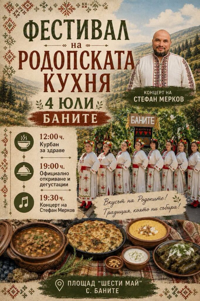 Фестивал на Родопската кухня – Баните 2026