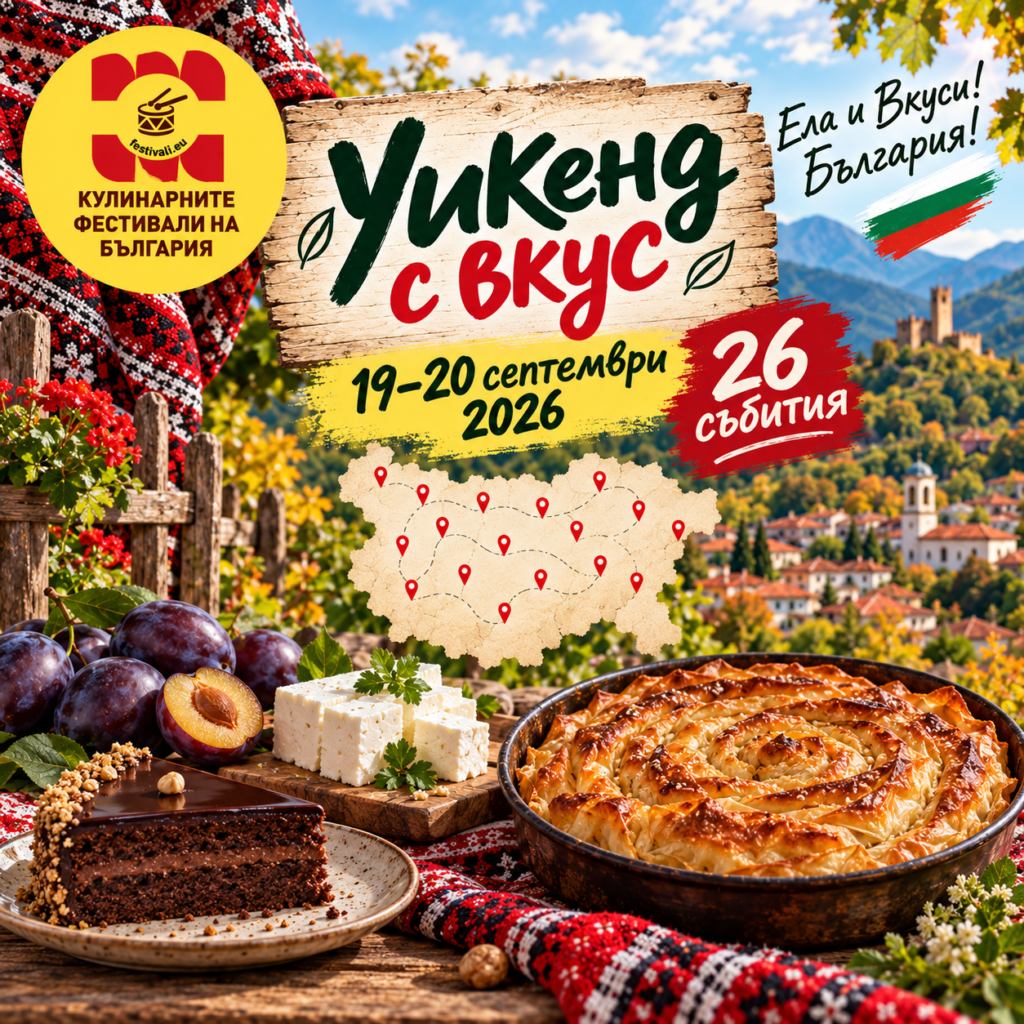 УИКЕНД с вкус: от Стара София и торта „Гараш“ до сливи, сирена и тракийска баница