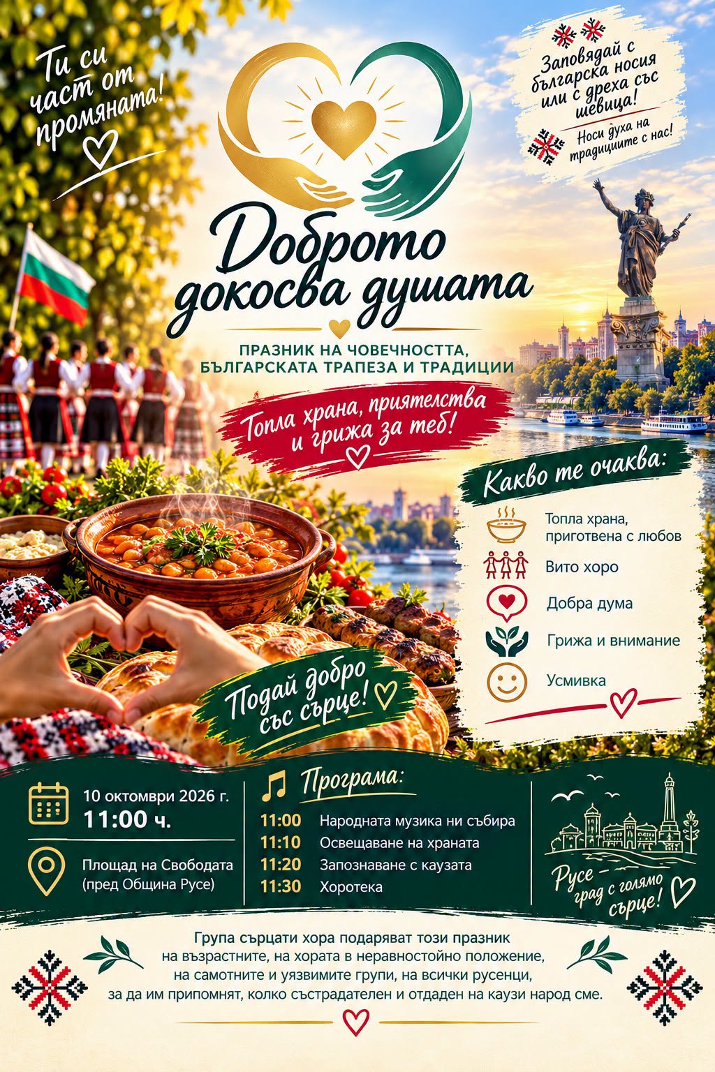Празник на човечността, българската трапеза и традиции 2026 - Русе