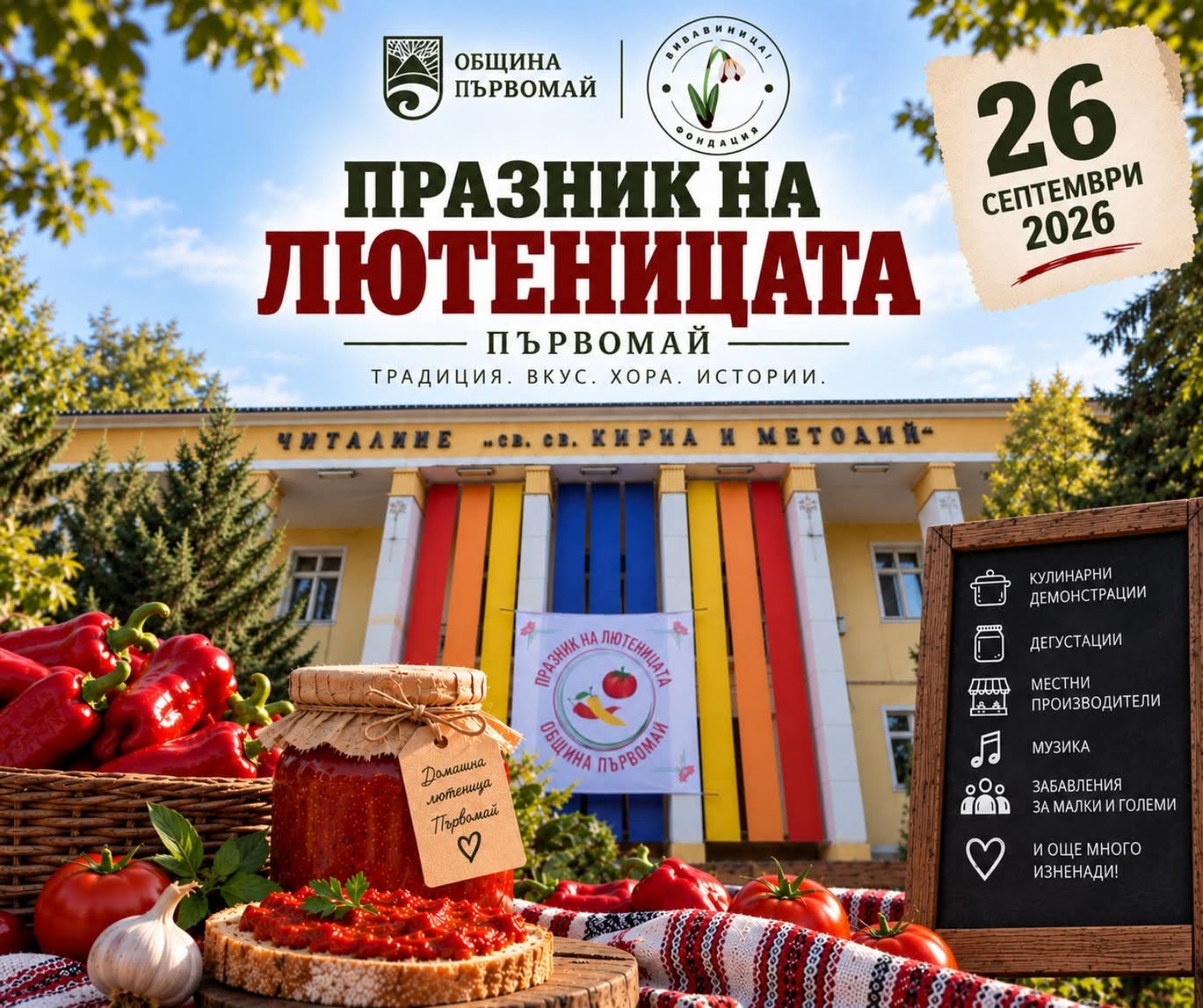 Празник на лютеницата 2026 – Първомай