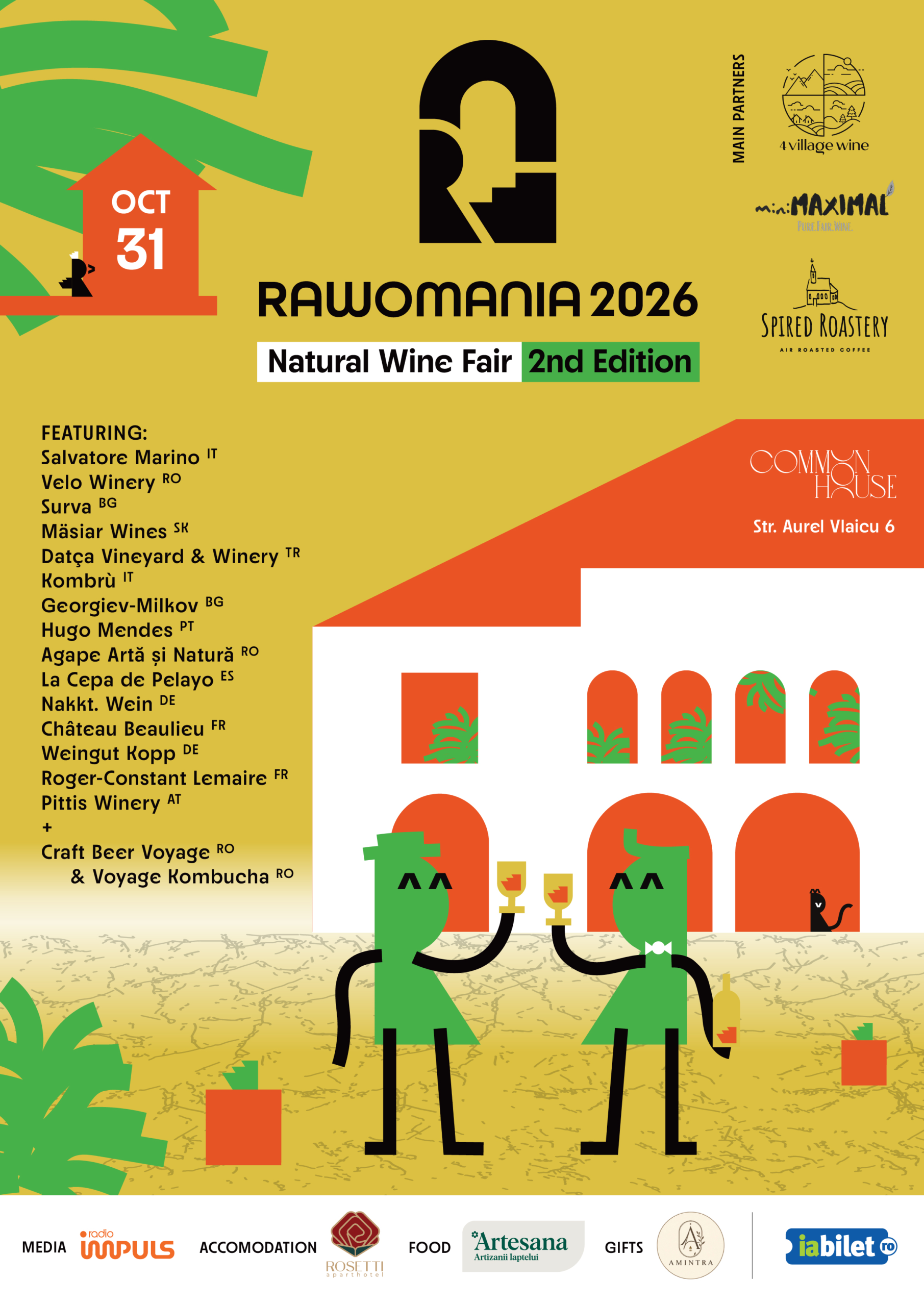 RAWOMANIA – Фестивал на натуралните вина 2026 – Букурещ, Румъния